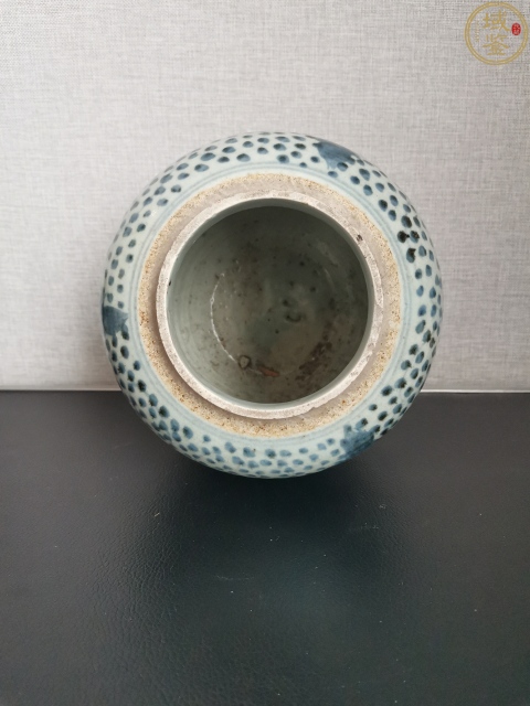 古玩陶瓷清中.花卉青花罐拍賣,當(dāng)前價格496元
