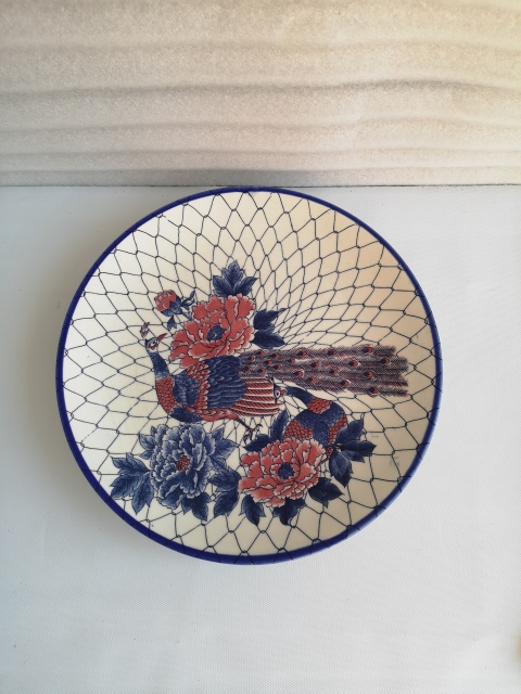 古玩陶瓷八十年代花鳥紋盤拍賣,當(dāng)前價(jià)格298元