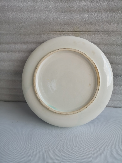 古玩陶瓷歲寒三友松竹梅彩瓷盤拍賣,當前價格398元