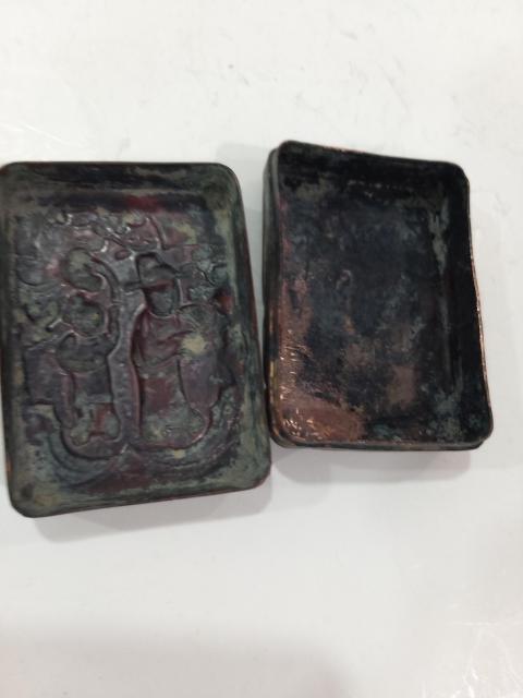 古玩雜項(xiàng)銅盒拍賣，當(dāng)前價(jià)格800元