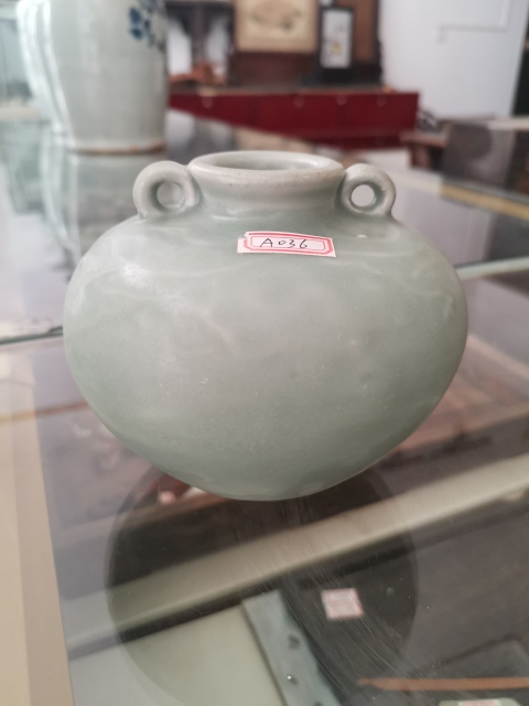 古玩陶瓷龍泉精品青釉雙系罐【大號】拍賣,當前價格3688元