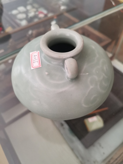 古玩陶瓷龍泉精品青釉雙系罐【大號】拍賣,當前價格3688元
