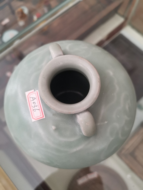 古玩陶瓷龍泉精品青釉雙系罐【大號】拍賣,當前價格3688元