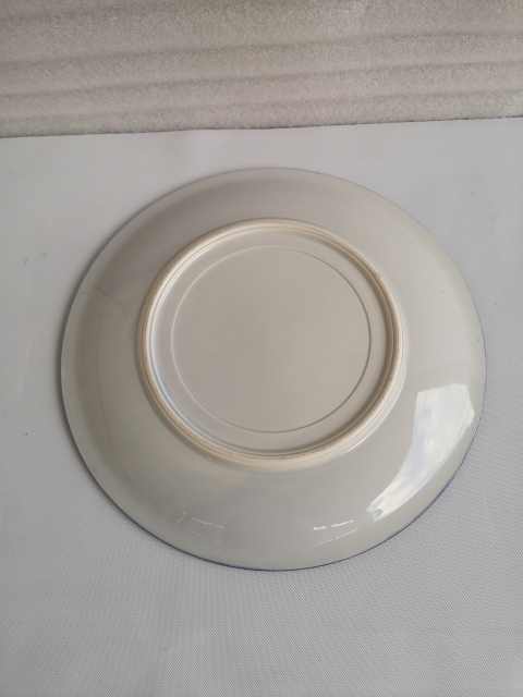 古玩陶瓷六十至八十年代花卉紋彩瓷盤拍賣,當前價格398元
