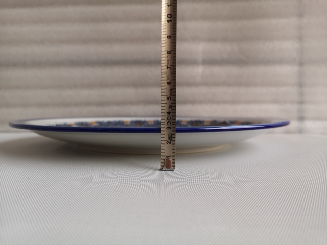 古玩陶瓷六十至八十年代花卉紋彩瓷盤拍賣,當前價格398元
