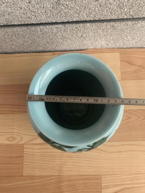 古玩陶瓷八十年代葡萄紋罐拍賣,當前價格350元