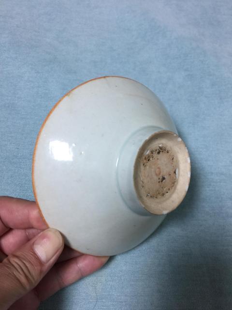 古玩陶瓷影青釉花卉紋碗拍賣，當前價格2500元