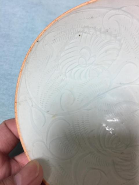 古玩陶瓷影青釉花卉紋碗拍賣，當前價格2500元