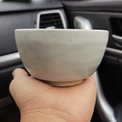 古玩陶瓷宋元：影清圈足筒式香爐拍賣，當前價格4200元