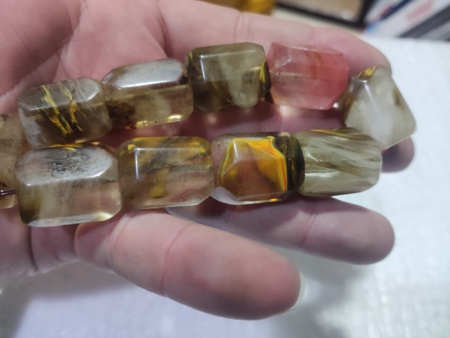 古玩玉器天然水晶手鏈拍賣,當前價格298元