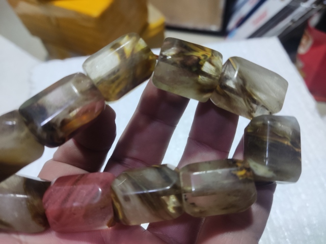 古玩玉器天然水晶手鏈拍賣,當前價格298元
