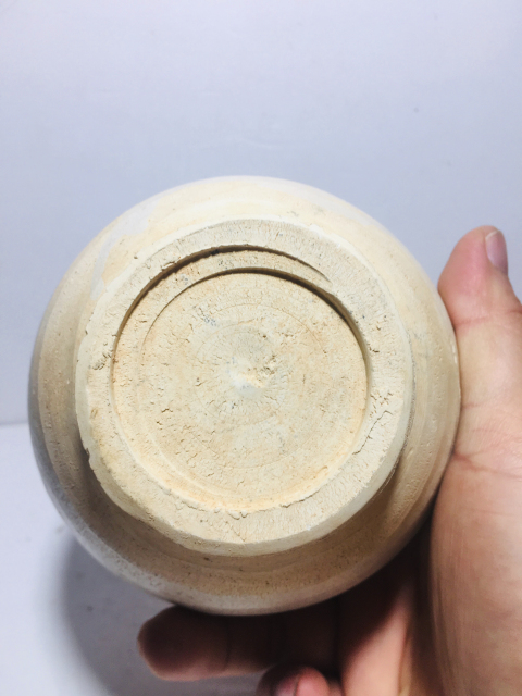 古玩陶瓷青白釉弦紋茶葉罐拍賣，當前價格0元