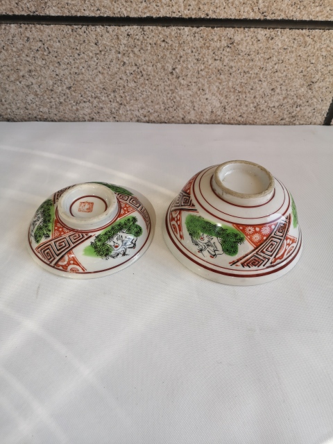 古玩陶瓷六十至八十年代松鶴紋蓋碗拍賣,當(dāng)前價(jià)格298元