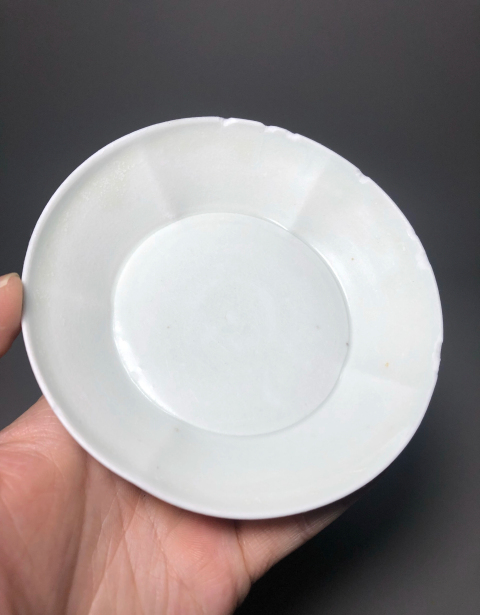 古玩陶瓷精品宋代邢窯白釉五花口洗拍賣,當前價格2888元