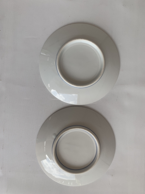 古玩陶瓷六十至八十年代嬰戲紋青花盤拍賣,當前價格320元