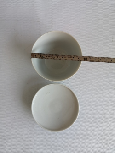 古玩陶瓷出口創匯期青花加彩蓋杯拍賣，當前價格198元