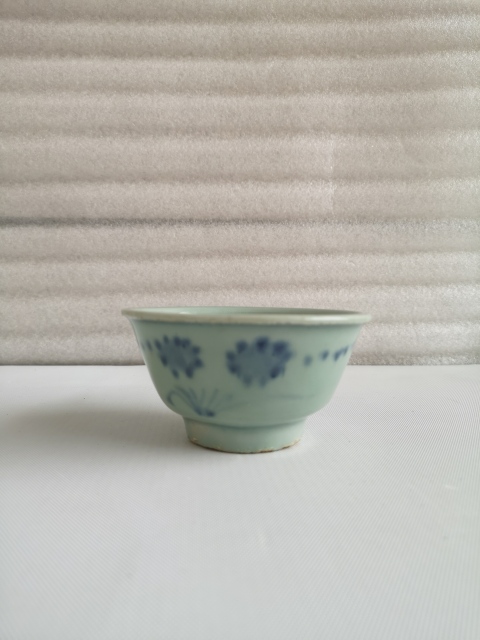 古玩陶瓷清三代青花杯拍賣,當前價格1600元