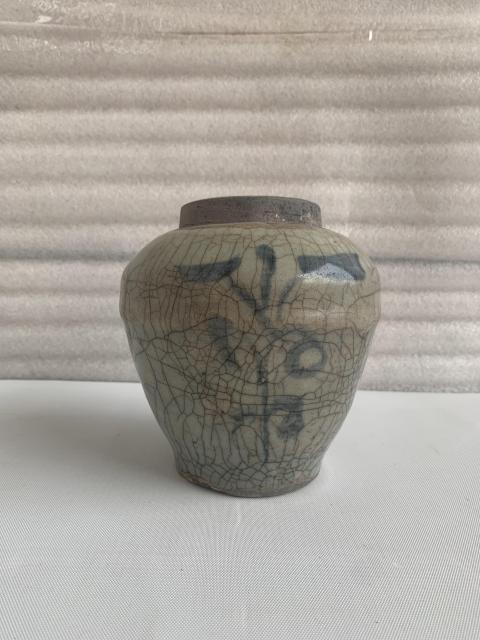 古玩陶瓷清代中期青花罐拍賣,當前價格298元