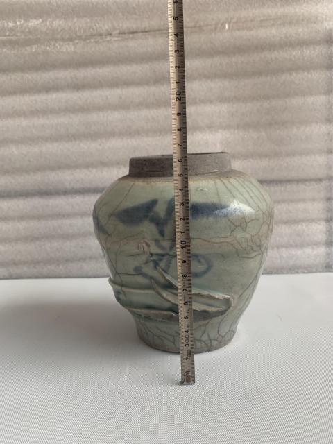古玩陶瓷清代中期青花罐拍賣,當前價格298元