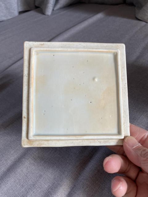 古玩陶瓷青花方蓋盒拍賣，當前價格20000元