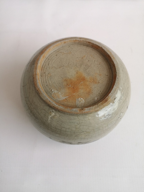 古玩陶瓷清代印花魚紋洗拍賣，當前價格680元