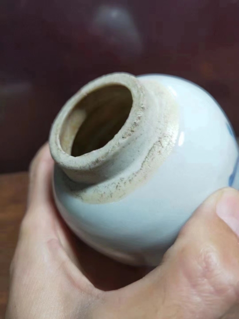 古玩陶瓷清早.青花蓮孑罐。拍賣，當前價格1280元