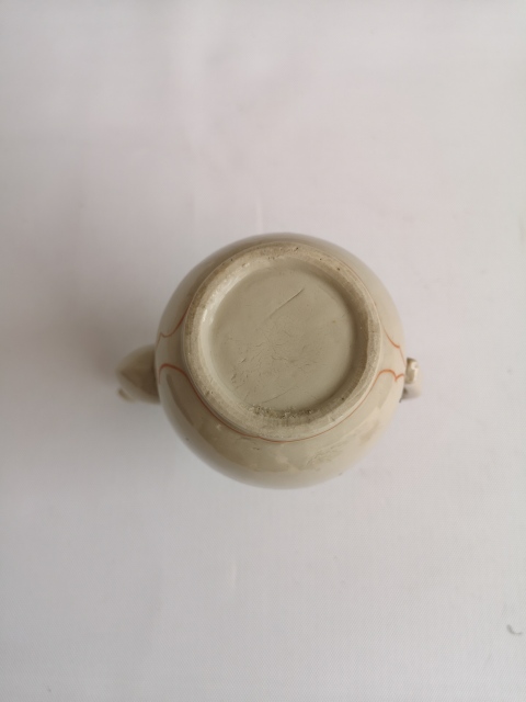 古玩陶瓷上世紀(jì)早期花卉紋執(zhí)壺拍賣，當(dāng)前價格68元