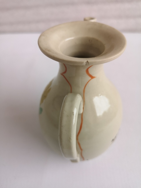 古玩陶瓷上世紀(jì)早期花卉紋執(zhí)壺拍賣，當(dāng)前價格68元