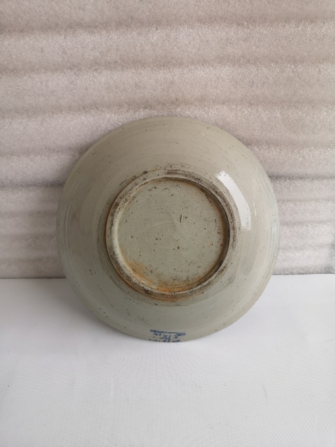 古玩陶瓷清中青花盤拍賣，當(dāng)前價格580元
