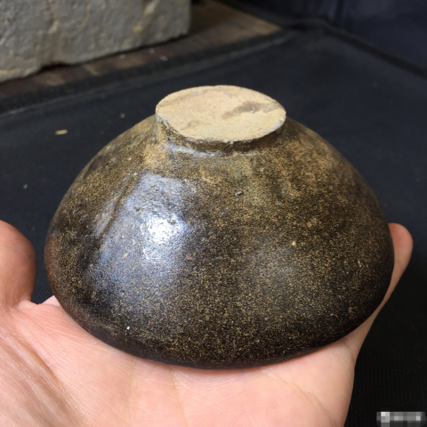 古玩陶瓷宋元西壩窯~魚籽紋茶盞拍賣,當前價格500元