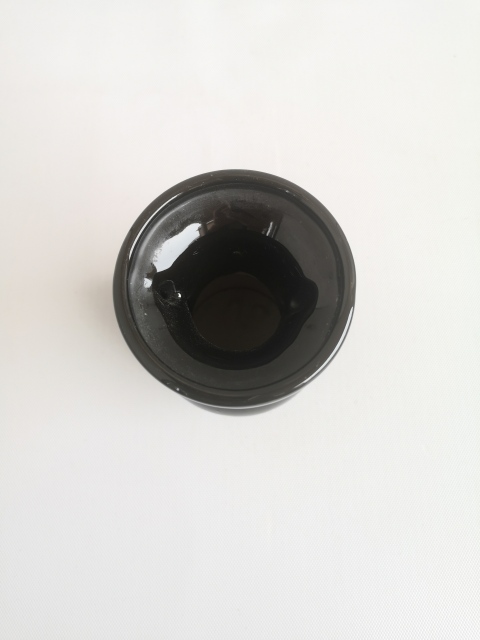 古玩陶瓷六十至八十年代黑釉盤口瓶拍賣，當前價格150元