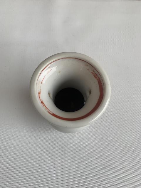 古玩陶瓷出口創(chuàng)匯期花卉紋獅耳盤口瓶拍賣,當(dāng)前價(jià)格150元