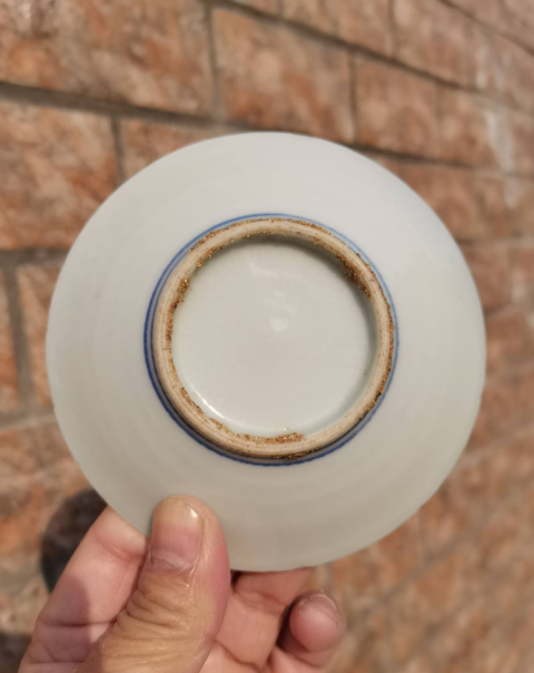 古玩陶瓷清德化窯青花一路連科紋盤拍賣，當(dāng)前價格1600元