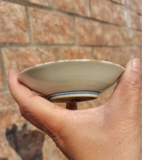 古玩陶瓷清德化窯青花一路連科紋盤拍賣，當(dāng)前價格1600元