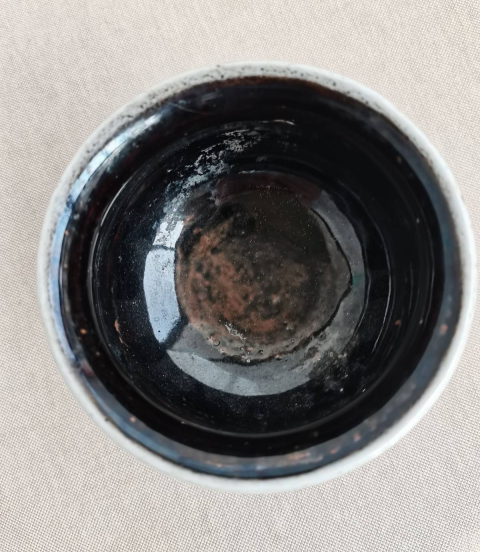 古玩陶瓷烏金釉獅耳爐拍賣，當前價格3900元