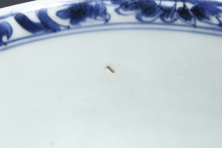 古玩陶瓷清康熙·青花纏枝菊紋大碗拍賣，當前價格5888元