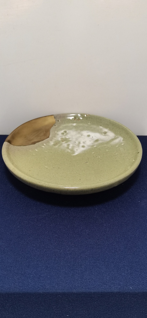 古玩陶瓷元:鈞窯青釉盤拍賣，當前價格5500元