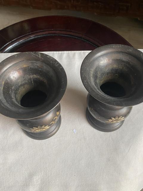 古玩雜項花觚拍賣,當前價格390元