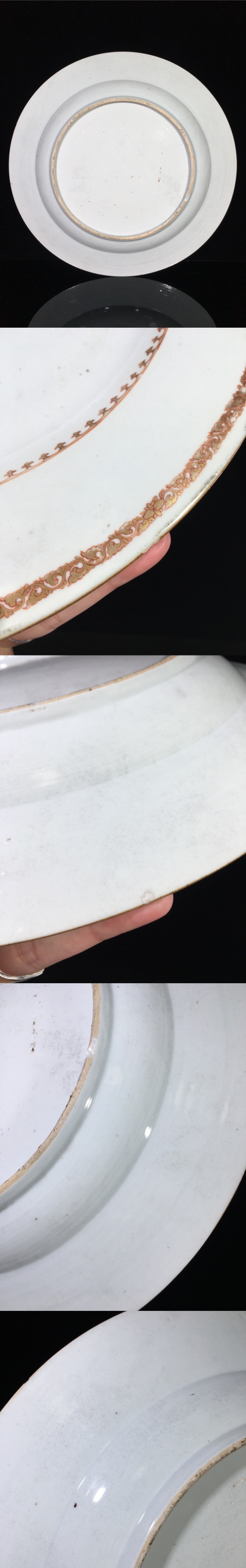 古玩陶瓷乾隆雙鹿紋大盤拍賣,當前價格6288元