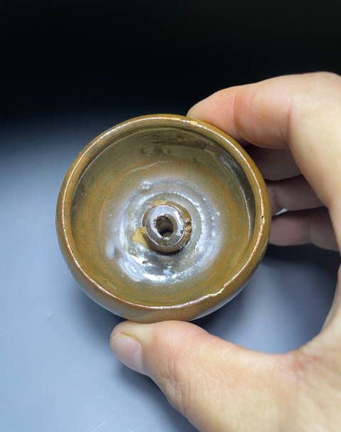 古玩陶瓷油燈一對拍賣,當前價格288元