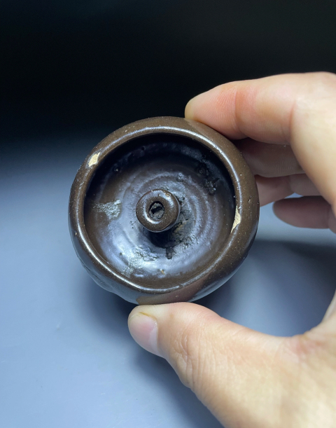 古玩陶瓷油燈一對拍賣,當前價格288元