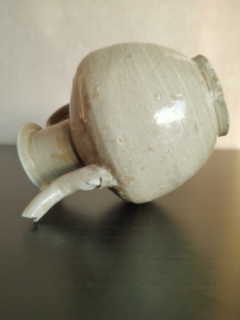 古玩陶瓷南宋?青白釉執壺拍賣,當前價格1280元