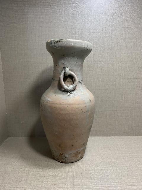 古玩陶瓷宋代雙耳盤口瓶拍賣，當前價格280元