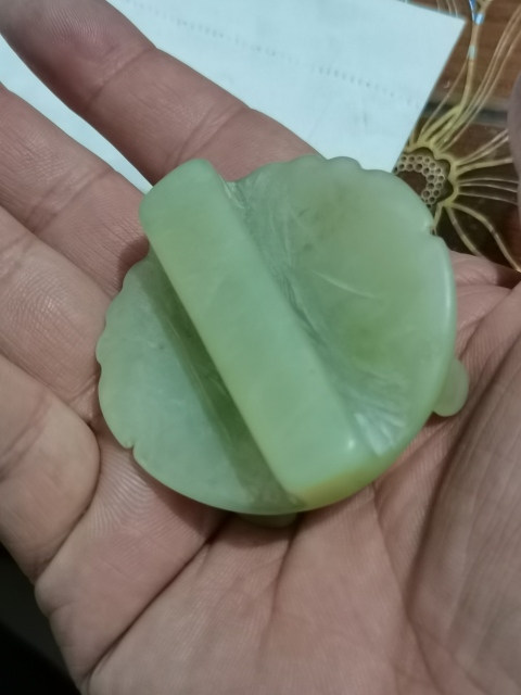 古玩玉器創匯的岫玉雕龍紋玉帶穿拍賣,當前價格266元