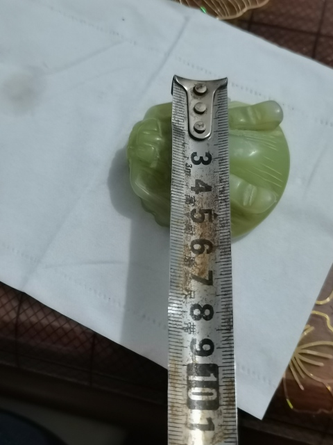 古玩玉器創匯的岫玉雕龍紋玉帶穿拍賣,當前價格266元