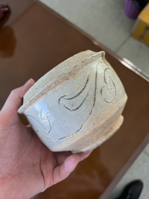 古玩陶瓷宋代影清刻花圈足香爐拍賣，當前價格999元