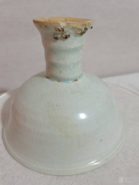 古玩陶瓷青白釉高足杯拍賣，當前價格6000元