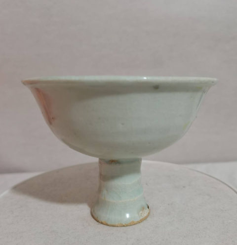 古玩陶瓷青白釉高足杯拍賣，當前價格6000元