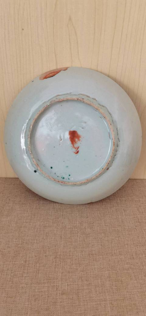古玩陶瓷清末民國福壽三多紋粉彩杯盤拍賣,當前價格1300元