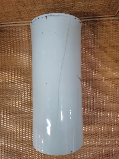 古玩陶瓷粉彩人物故事紋帽筒拍賣，當前價格900元